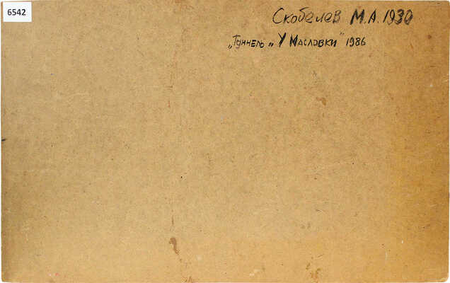 Скобелев Михаил Александрович. Тоннель у Масловки  